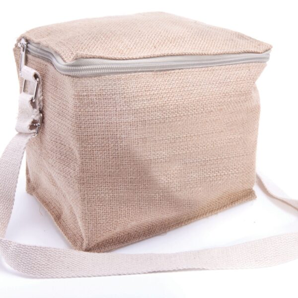 6 Can Jute Cooler Bag