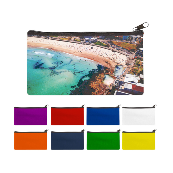 Large Neoprene Sublimated Pencil Case