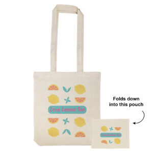 City Shopper Folding Calico Bag